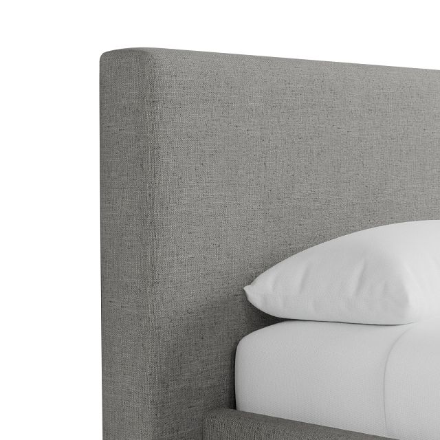 Grayton Linen 44" Upholstered Platform Bed