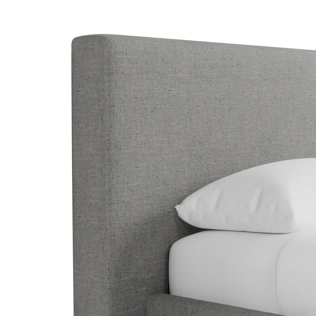 Grayton Linen 44" Upholstered Platform Bed