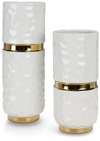 Celine White Tall Vase