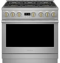 Monogram 366 Series Stainless Steel 36" Gas Range