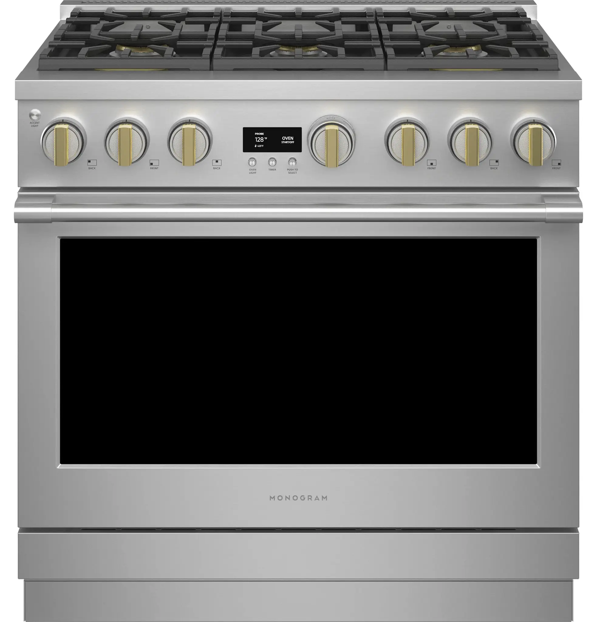 Monogram 366 Series Stainless Steel 36" Gas Range Monogram 366 Series Stainless Steel 36" Gas Range