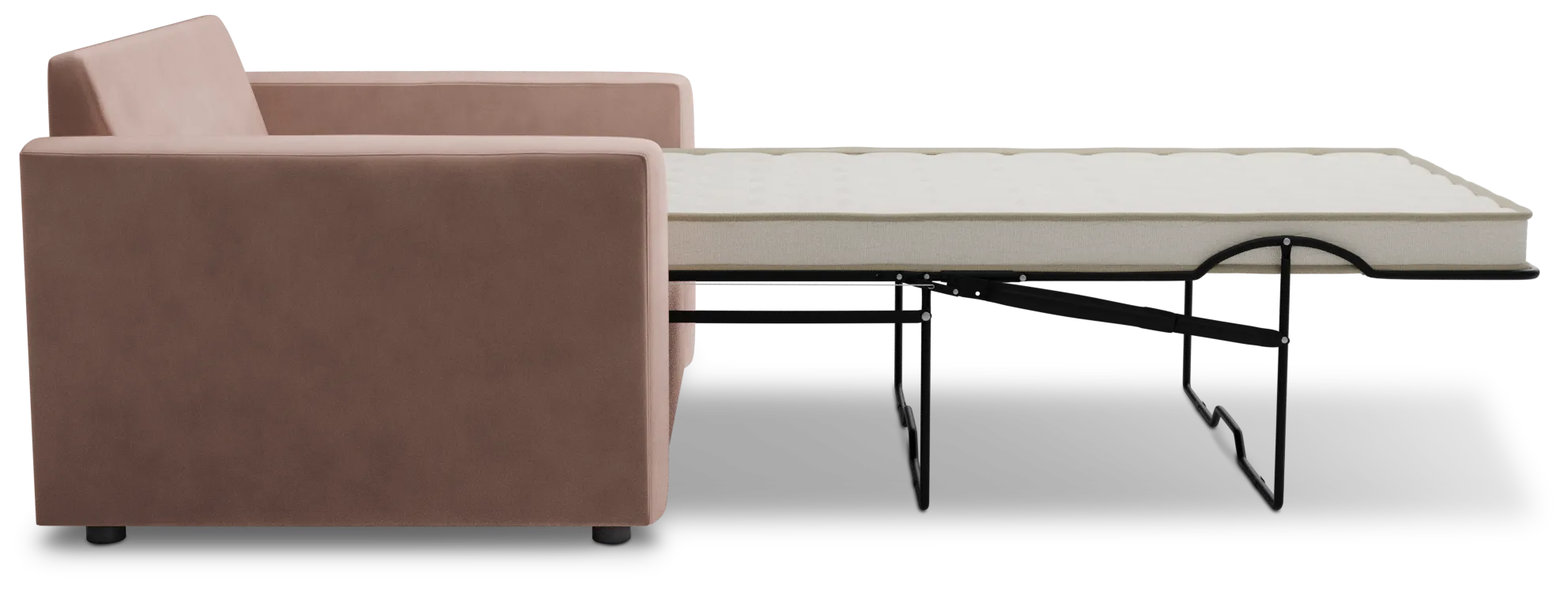 Siesta Joya Light Pink Fabric Innerspring Sleeper