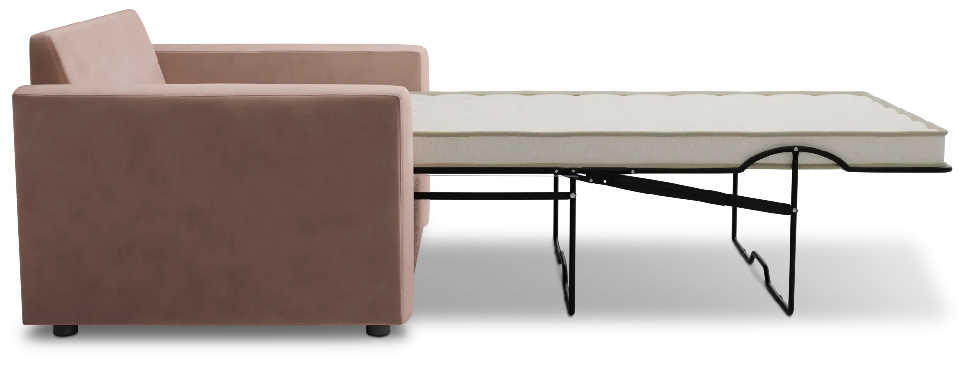 Siesta Joya Light Pink Fabric Innerspring Sleeper Siesta Joya Light Pink Fabric Innerspring Sleeper