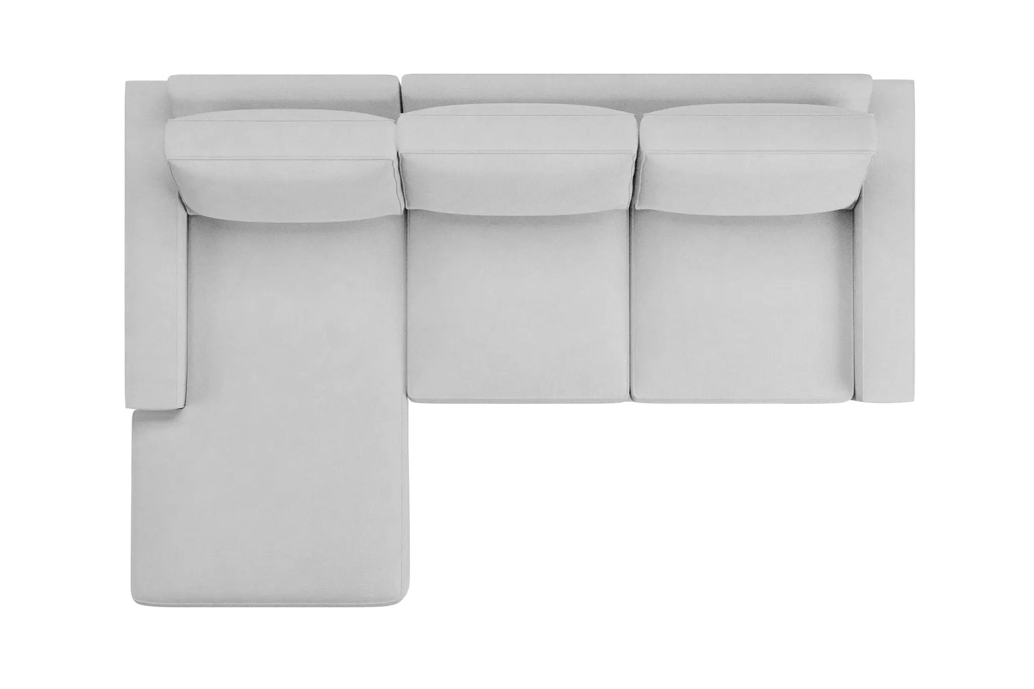Edgewater Suave White Left Chaise Sectional Edgewater Suave White Left Chaise Sectional