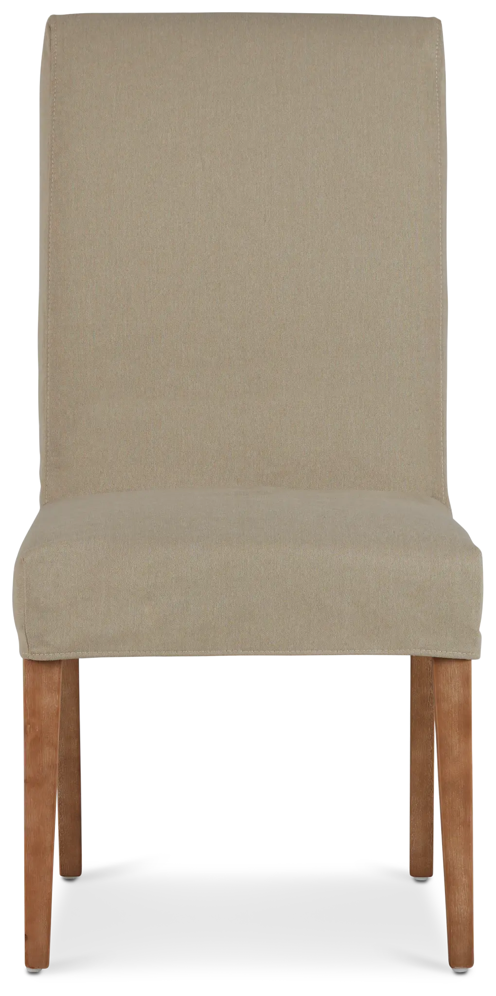 Destination Beige Short Slipcover Chair With Light Tone Leg Destination Beige Short Slipcover Chair With Light Tone Leg