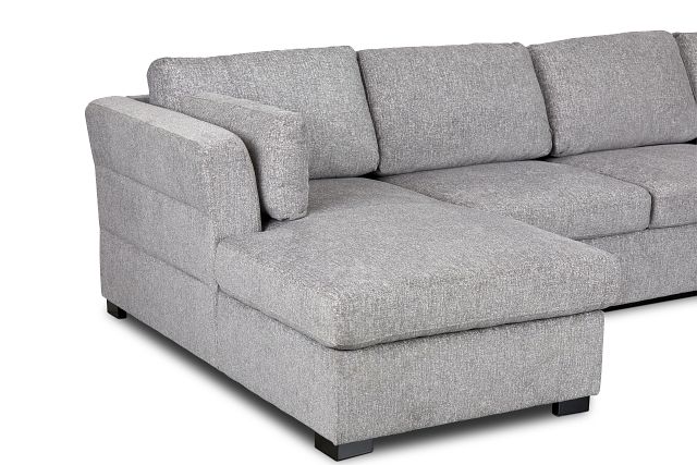 Amber Dark Gray Fabric Double Chaise Sleeper Sectional (7)