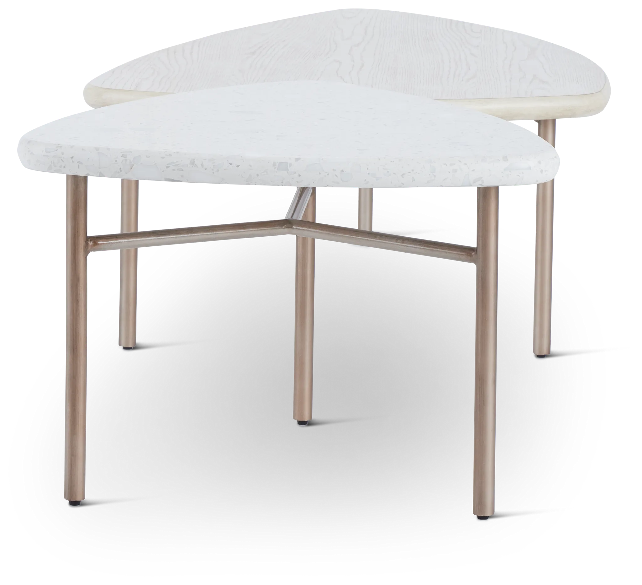 Marseilles Two-tone Bunching Cocktail Table