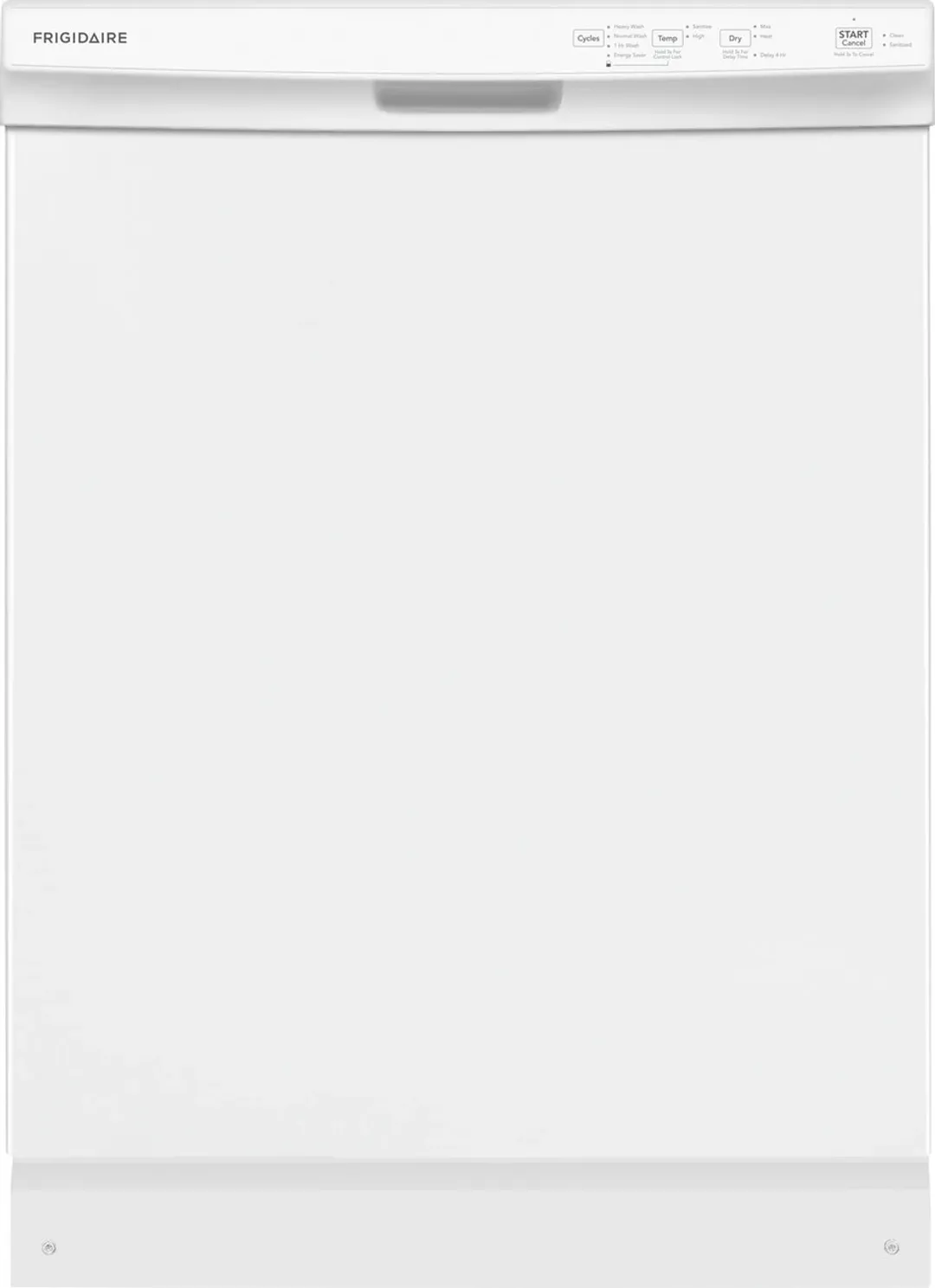 Frigidaire 4314 Series White 24" Built In Dishwasher