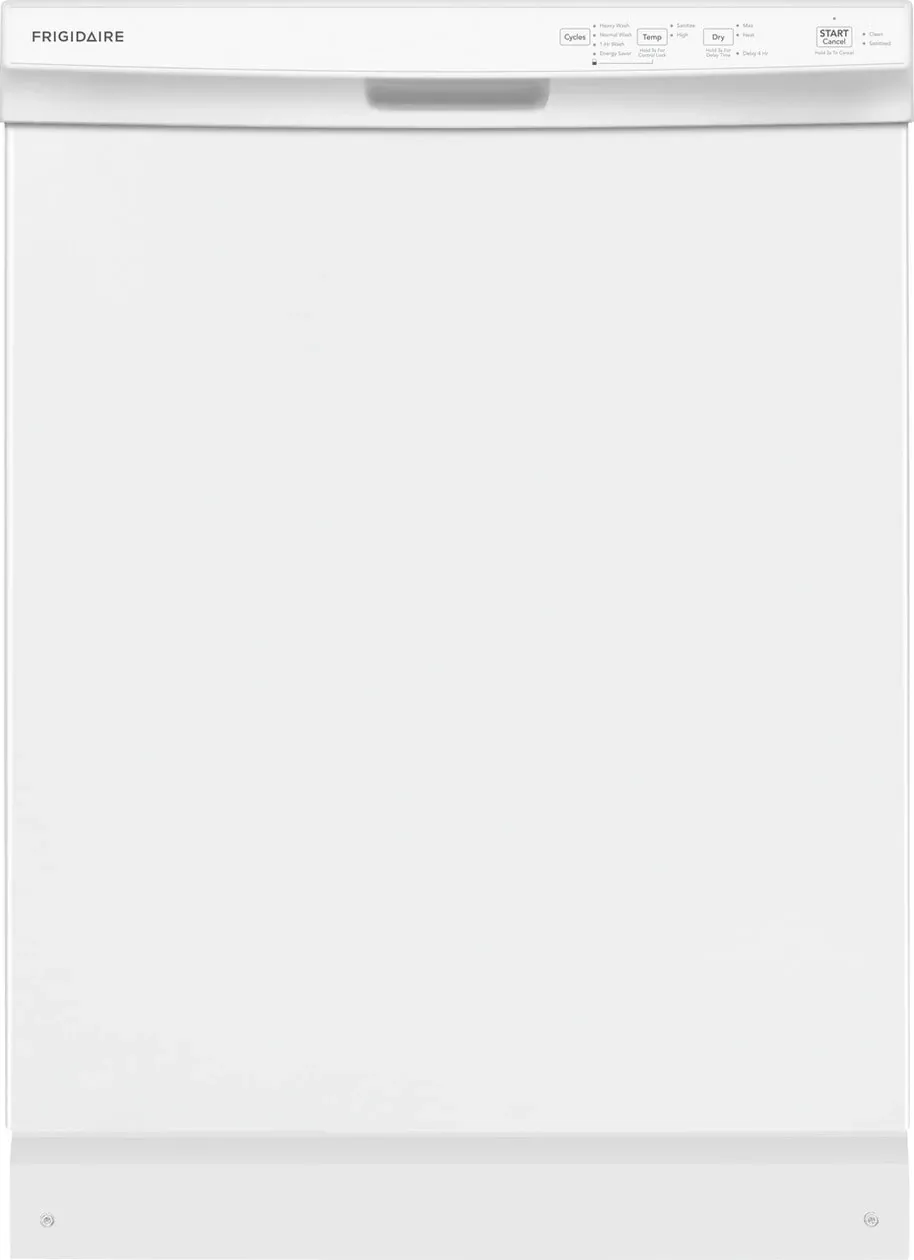 Frigidaire 4314 Series White 24" Built In Dishwasher
