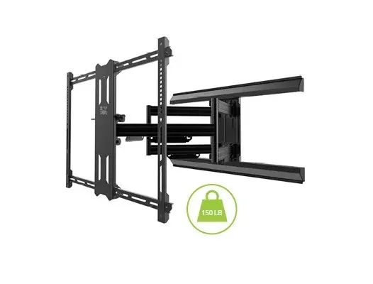 Kanto Pmx700 42"-100" Black Full Motion Tv Wall Mount