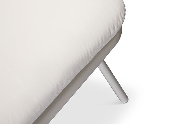 Malaga White Woven Arm Chair