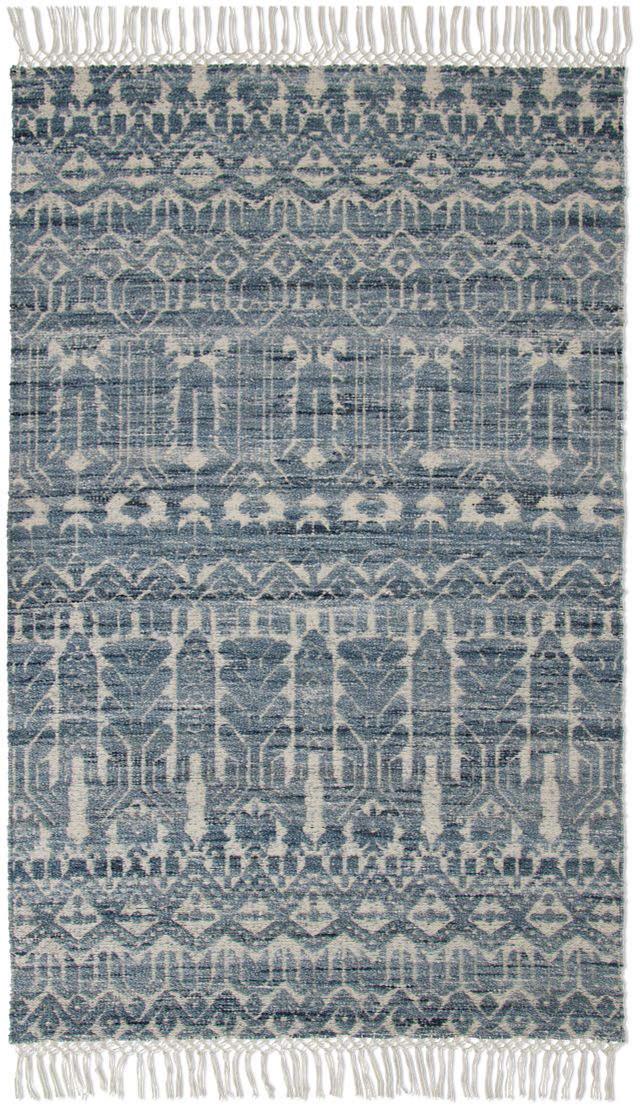 Mia Blue 8x10 Area Rug