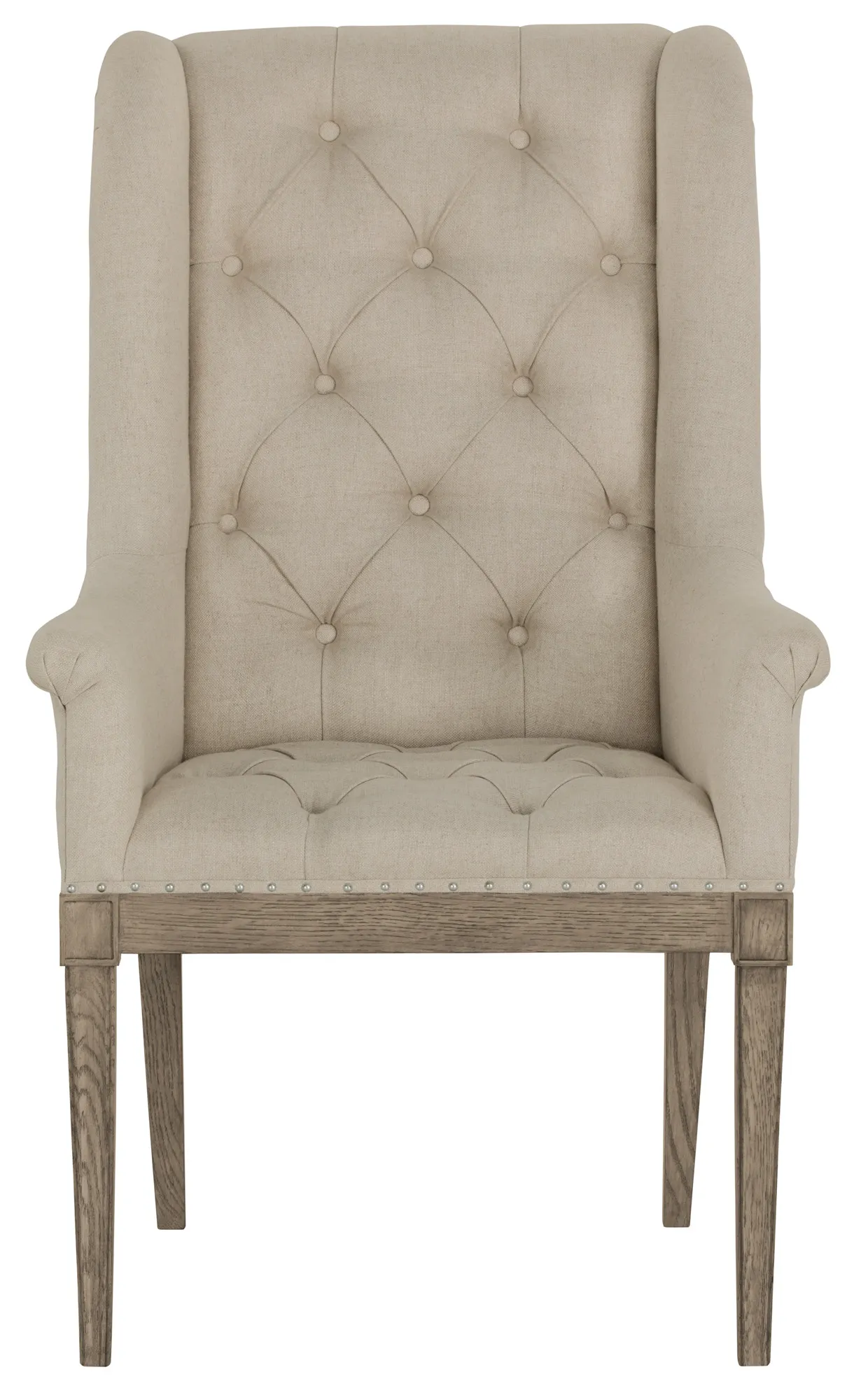 Marquesa Beige Upholstered Arm Chair