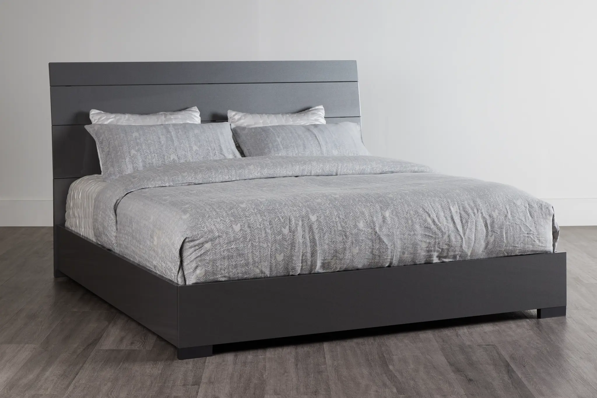 Oslo Gray Platform Bed Oslo Gray Platform Bed