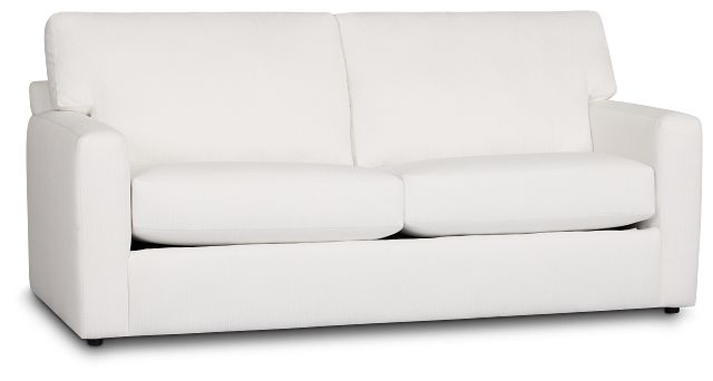 Rhodes White Fabric Innerspring Sleeper
