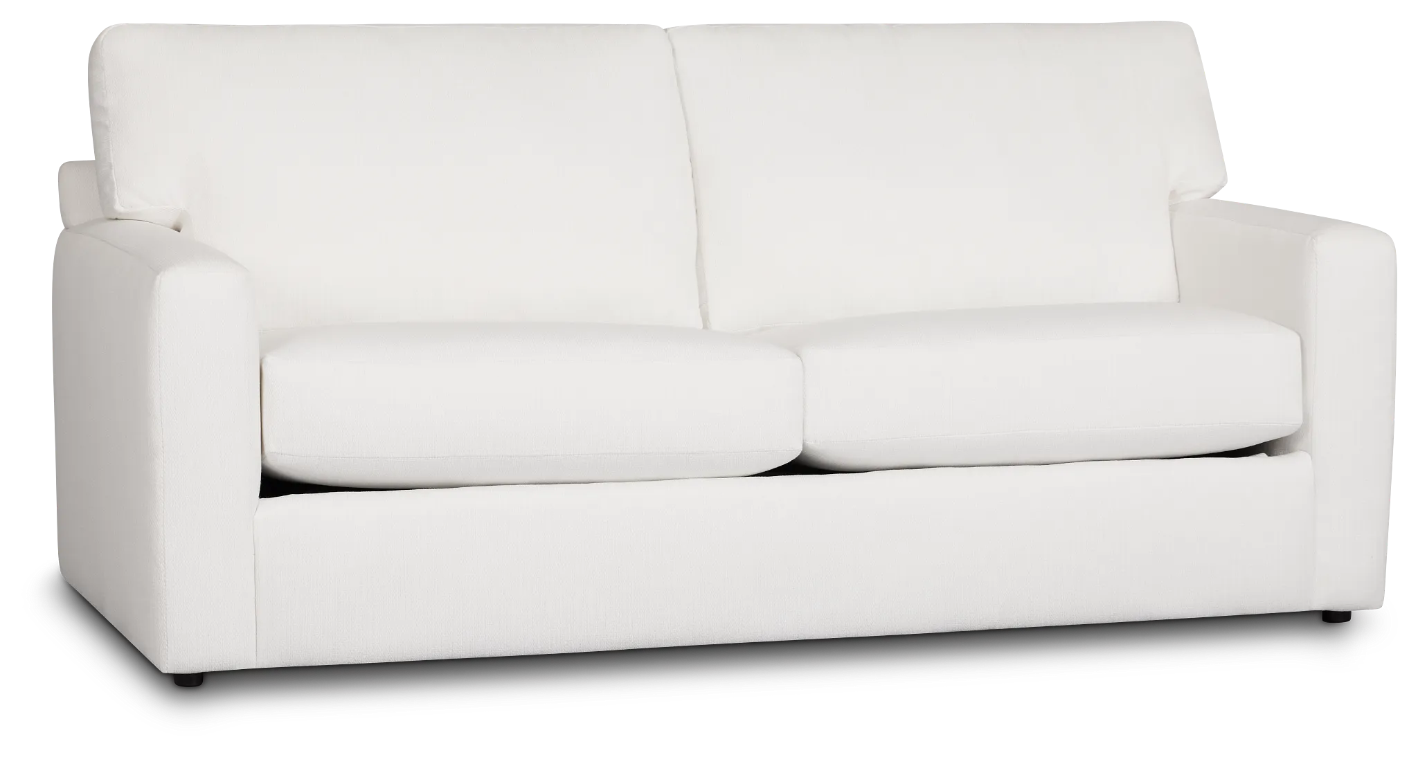 Rhodes White Fabric Innerspring Sleeper