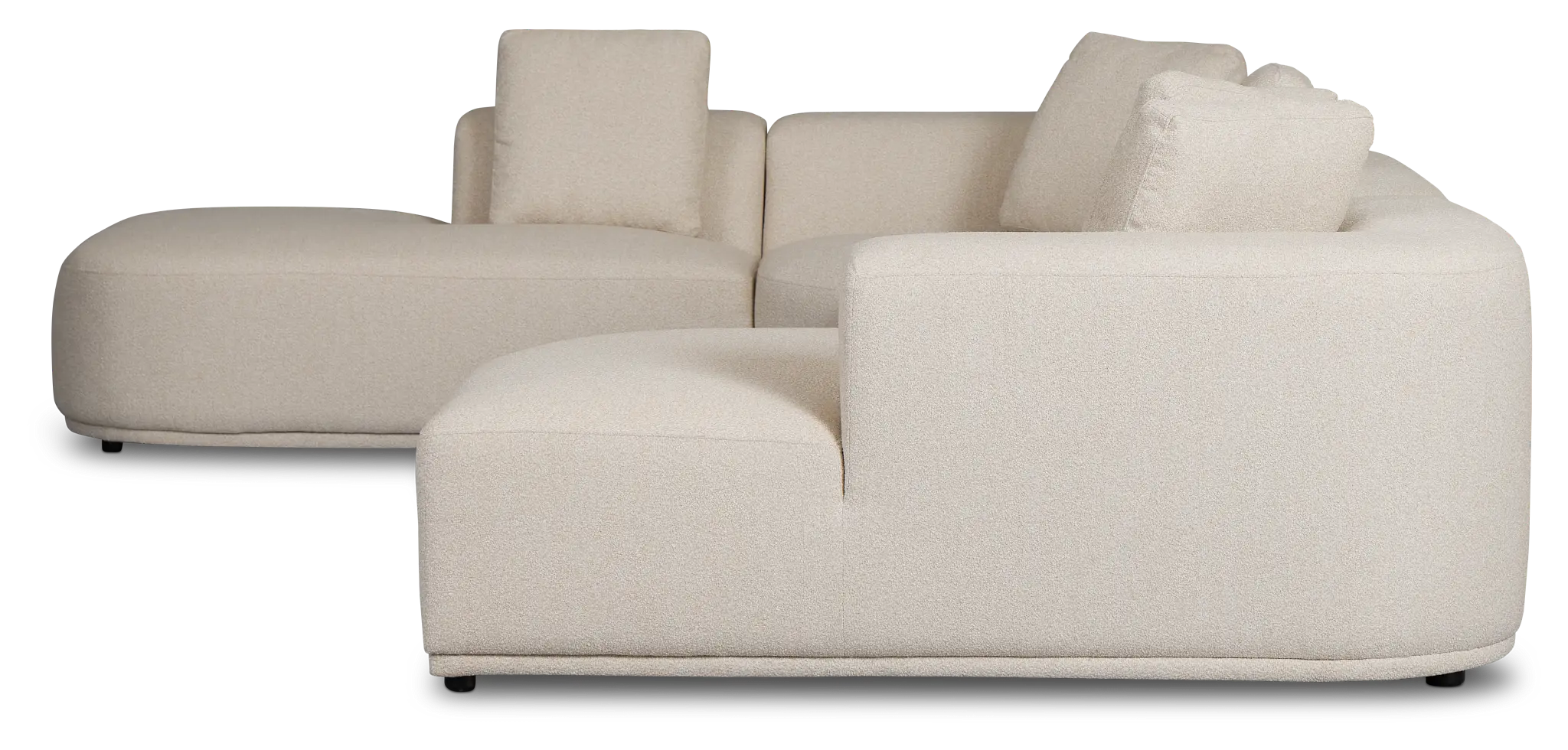 Catalina Beige Fabric Medium Right Chaise Sectional Catalina Beige Fabric Medium Right Chaise Sectional