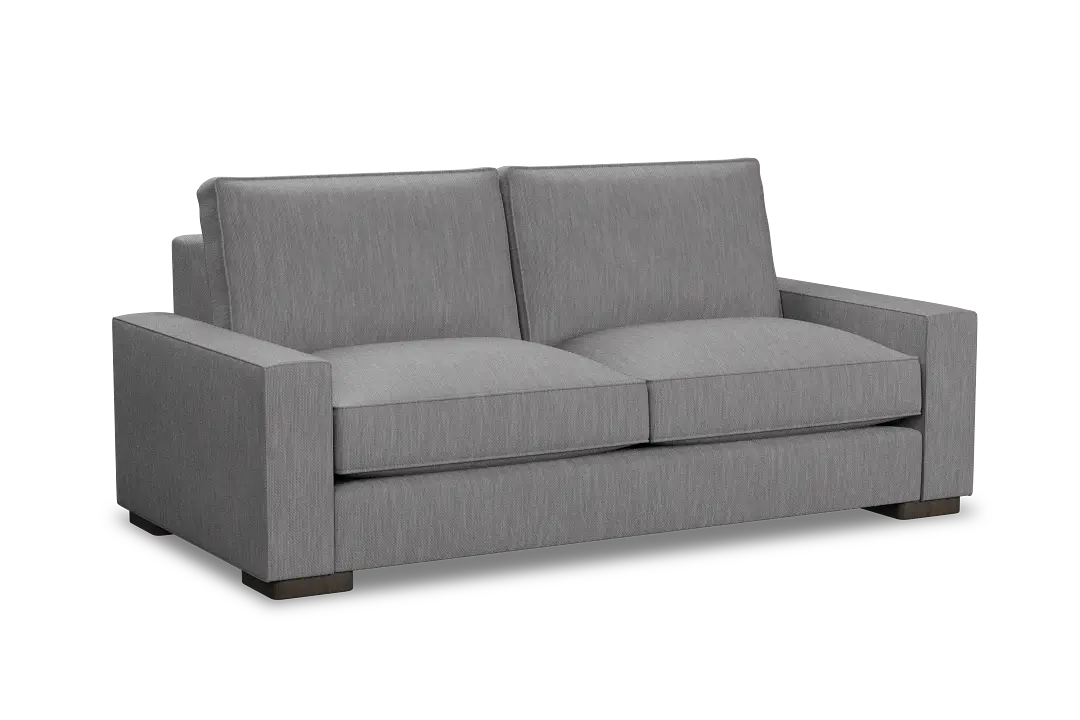 Edgewater Revenue Gray 84" Sofa W/ 2 Cushions Edgewater Revenue Gray 84" Sofa W/ 2 Cushions