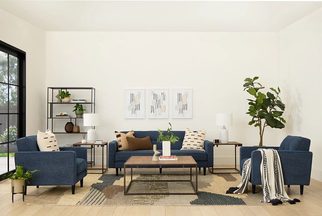 Reggie Dark Tone Square Coffee Table