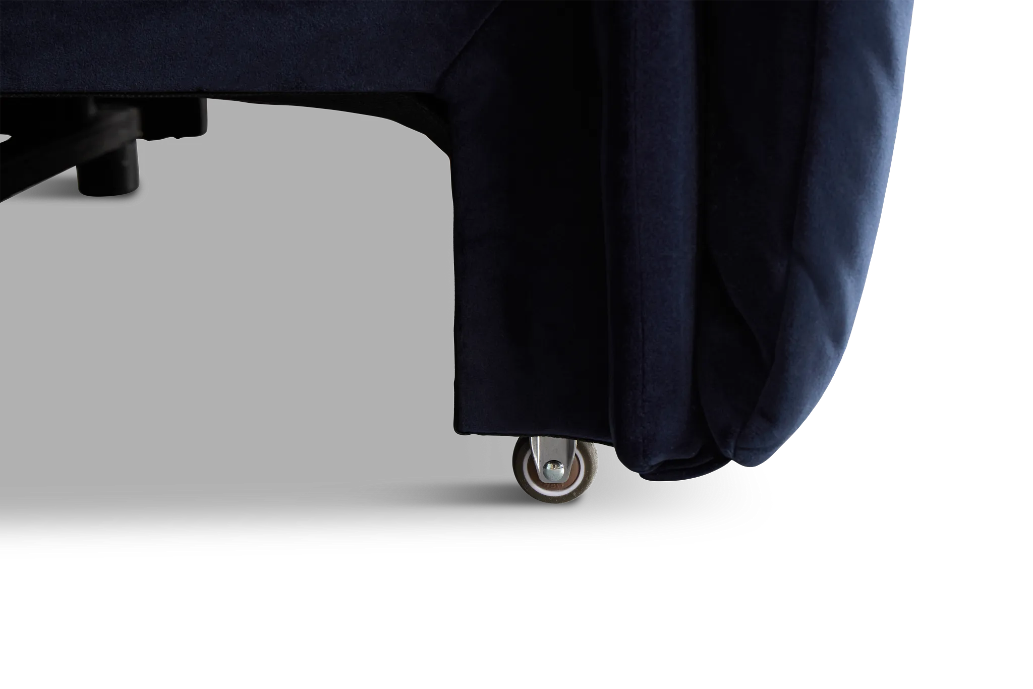 Gemma Navy Velvet Large Left Chaise Power Reclining Sectional