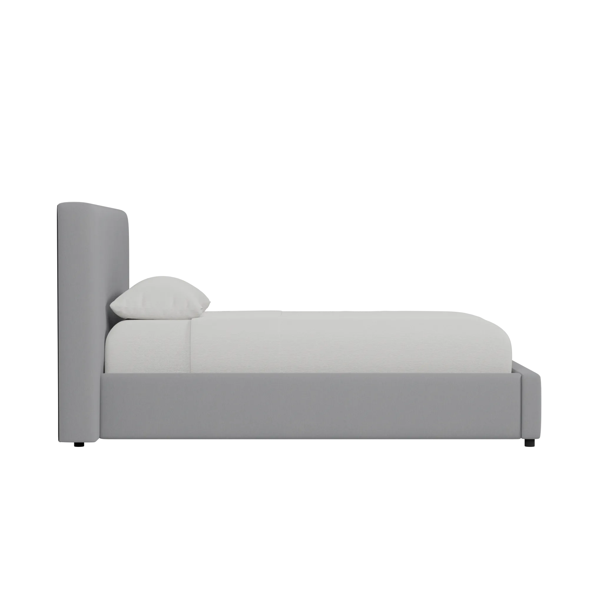 Grayton Linen 44" Upholstered Platform Bed