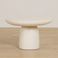 Cypress White Small Round Coffee Table