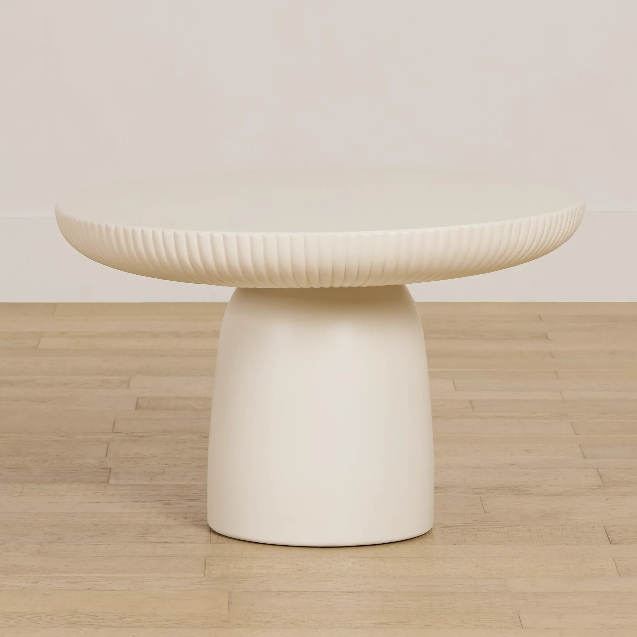 Cypress White Small Round Coffee Table