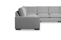Edgewater Delray Light Gray Large Right Chaise Sectional