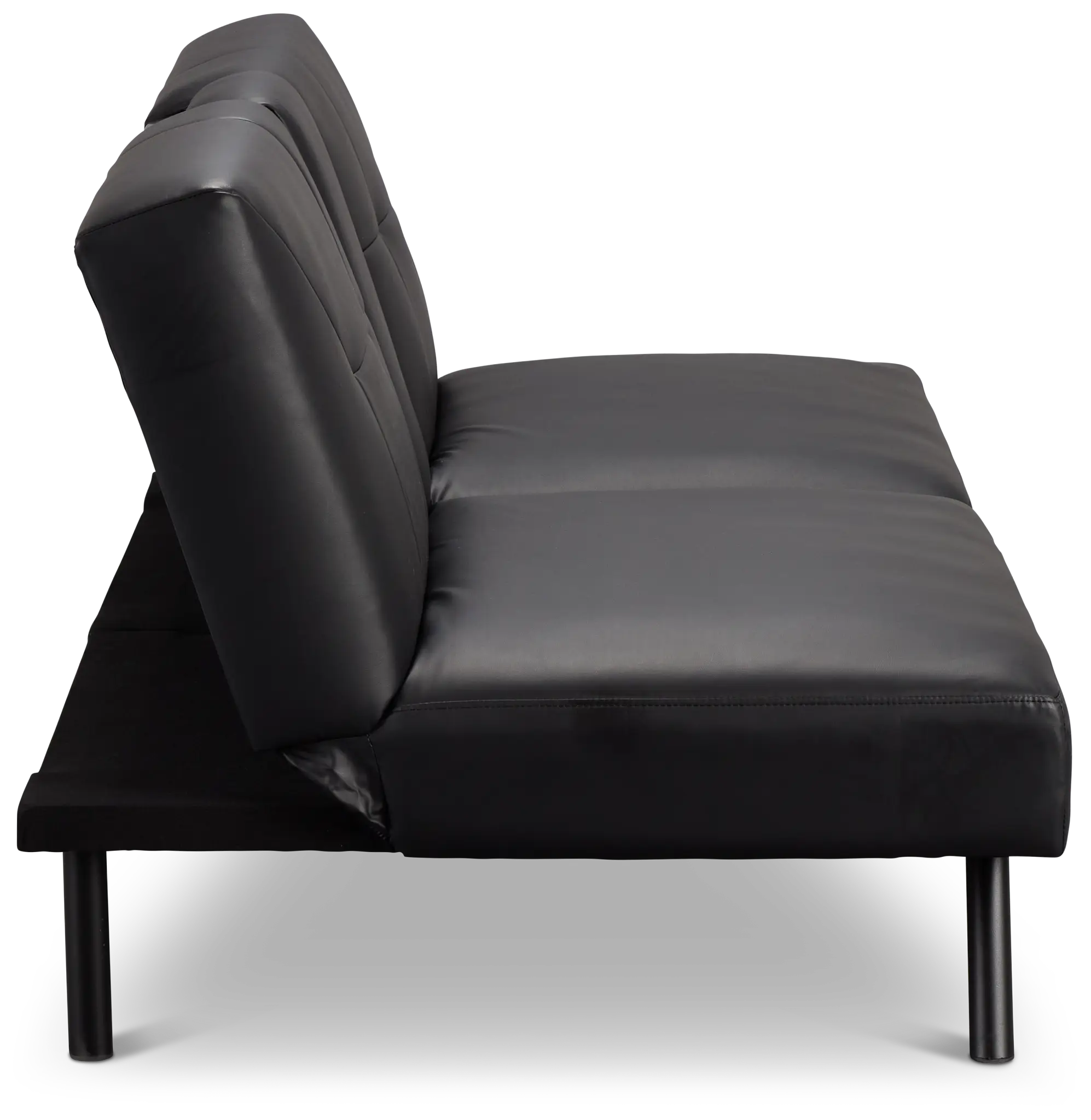 Andes Black Micro Sofa Futon Andes Black Micro Sofa Futon