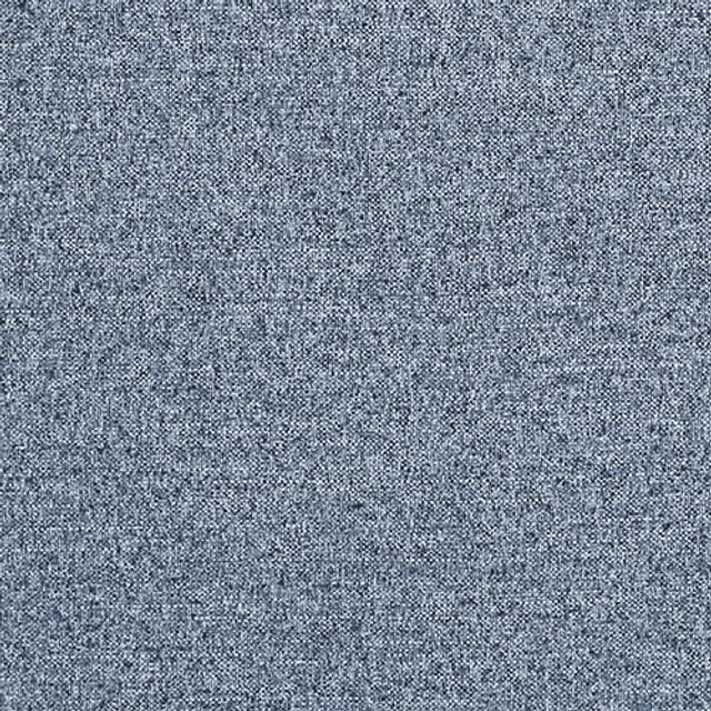 Morgan Blue Fabric Medium Left Chaise Sectional W/ Metal Legs (4)