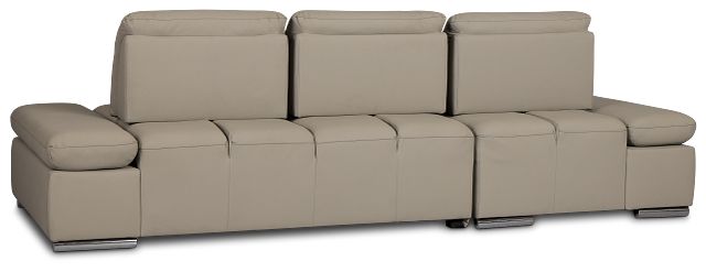 Eden Gray Micro Left Chaise Sleeper Sectional