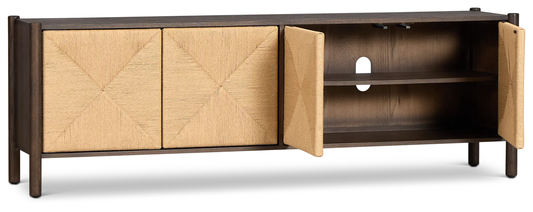 Santorini Dark Tone 84" Tv Stand Santorini Dark Tone 84" Tv Stand