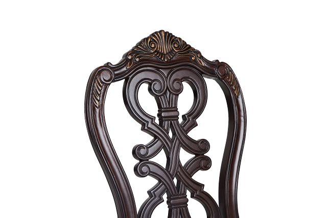 Vigo Dark Tone Wood Side Chair