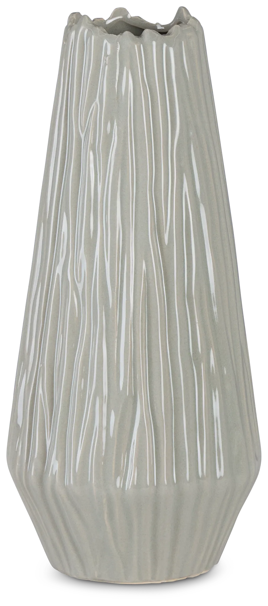 Modesto Green Medium Vase