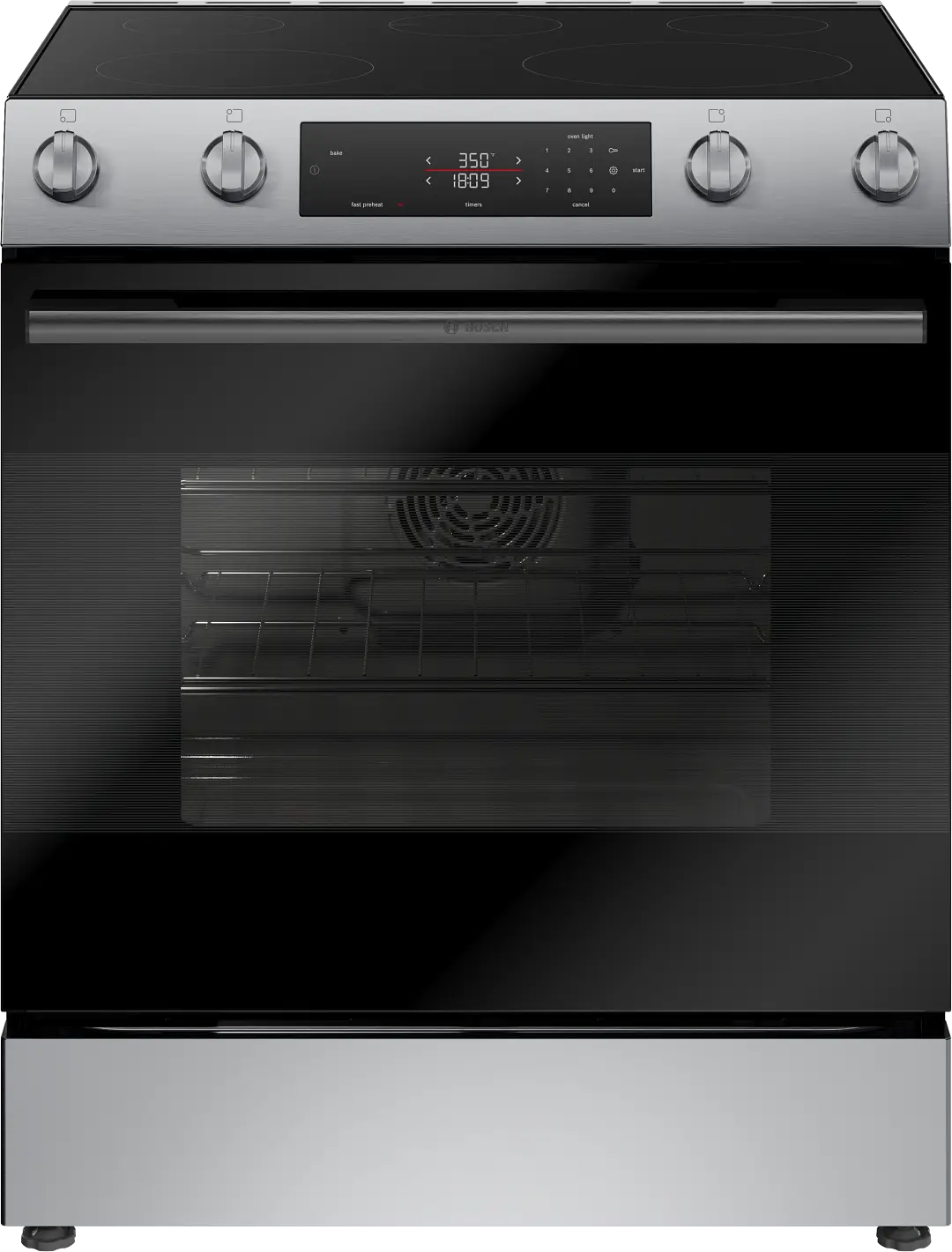 Bosch 100 Series Black 30" Electric Range Bosch 100 Series Black 30" Electric Range