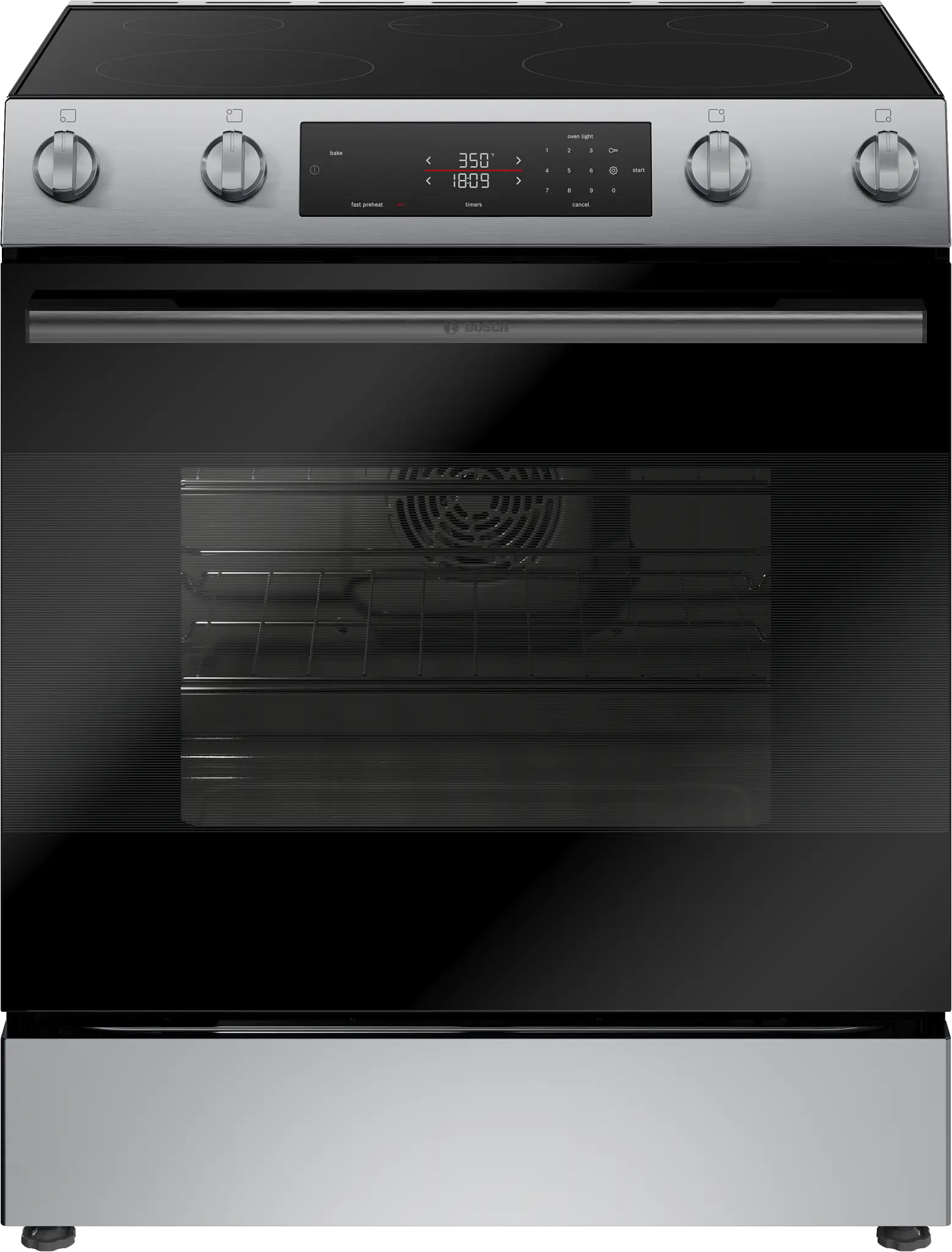 Bosch 100 Series Black 30" Electric Range Bosch 100 Series Black 30" Electric Range