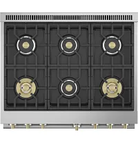 Monogram 366 Series Stainless Steel 36" Gas Range