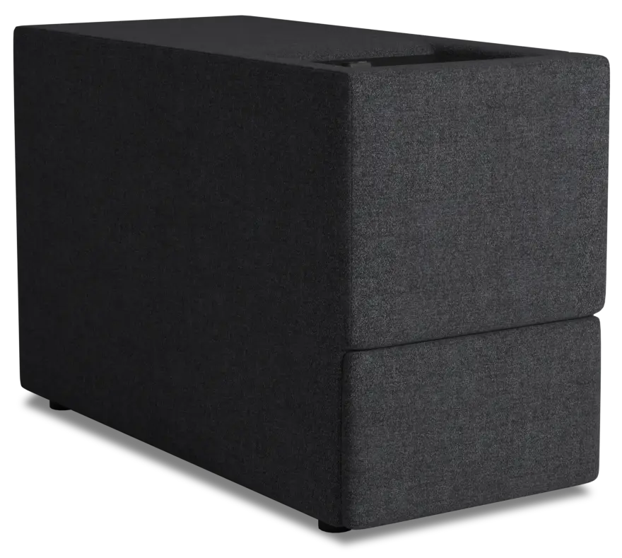 Citymod Dark Gray Fabric Itable Media Console With Storage Drawer Citymod Dark Gray Fabric Itable Media Console With Storage Drawer