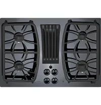 Ge Profile 9830 Series Black 30" Gas Cook Top