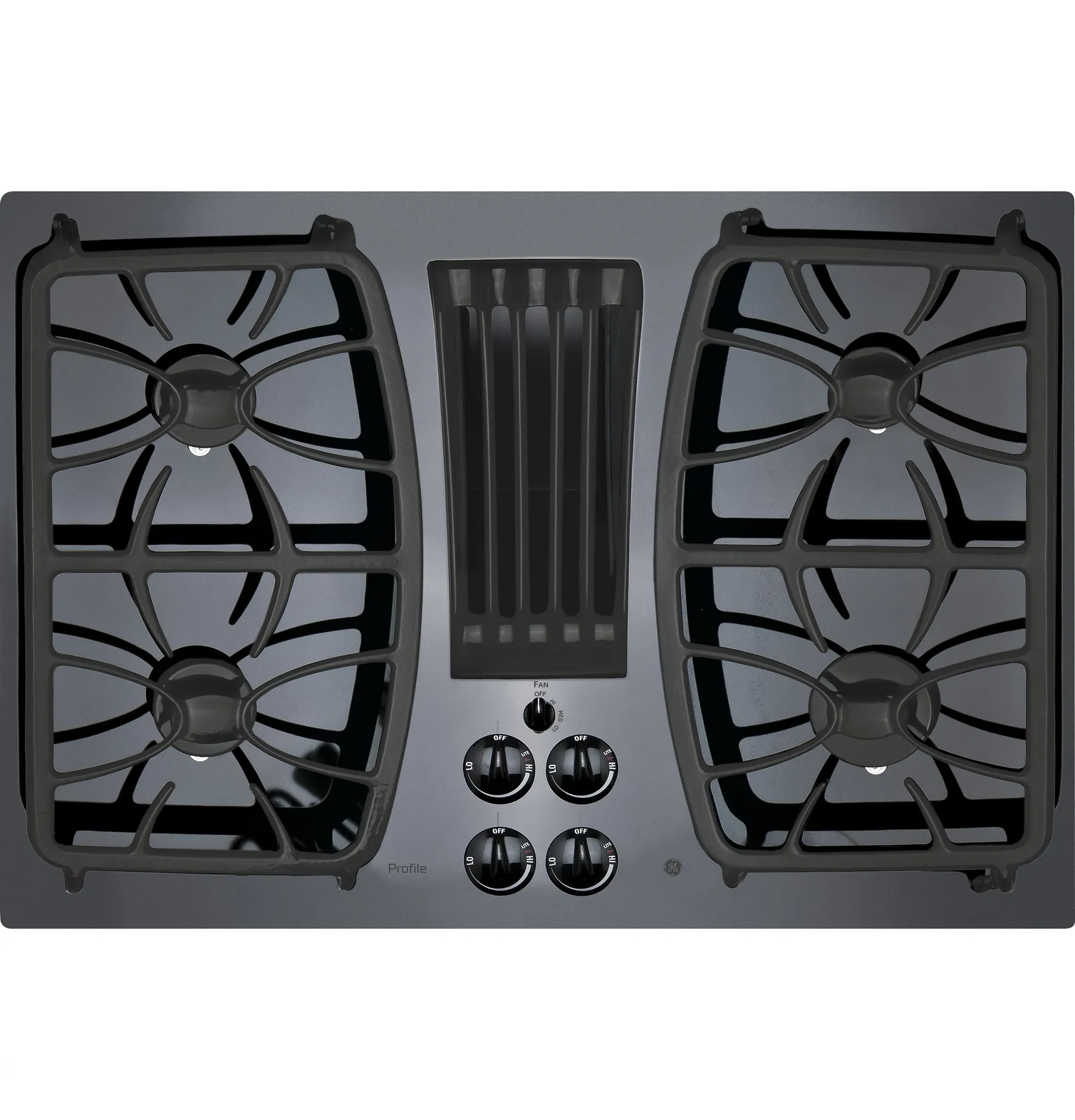 Ge Profile 9830 Series Black 30" Gas Cook Top