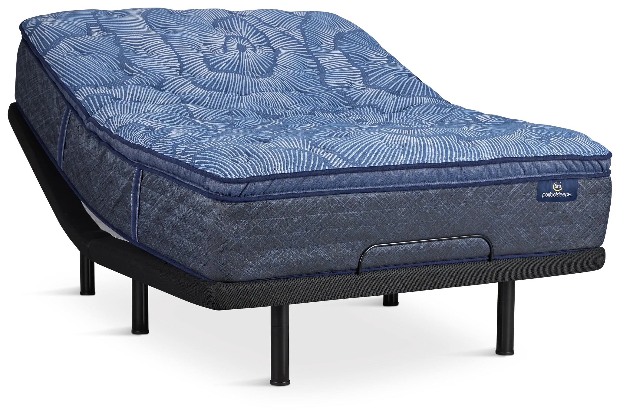 Serta Perfect Sleeper Cobalt Calm Plush Plus Adjustable Mattress Set