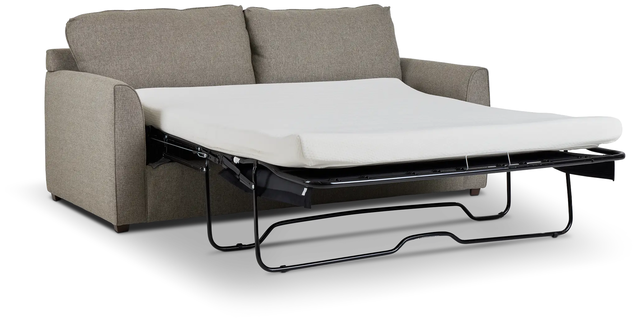 Asheville Brown Fabric Memory Foam Sleeper Asheville Brown Fabric Memory Foam Sleeper