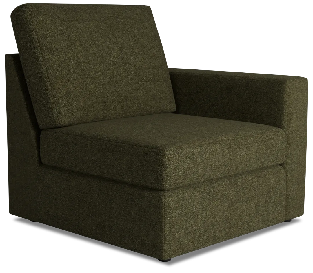 Citymod Green Fabric Right Chair