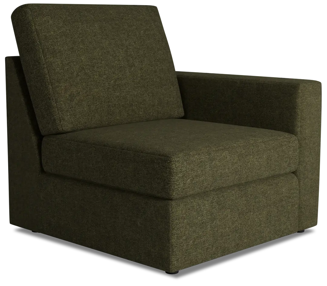 Citymod Green Fabric Right Chair Citymod Green Fabric Right Chair