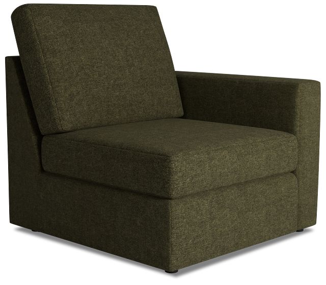 Citymod Green Fabric Right Chair