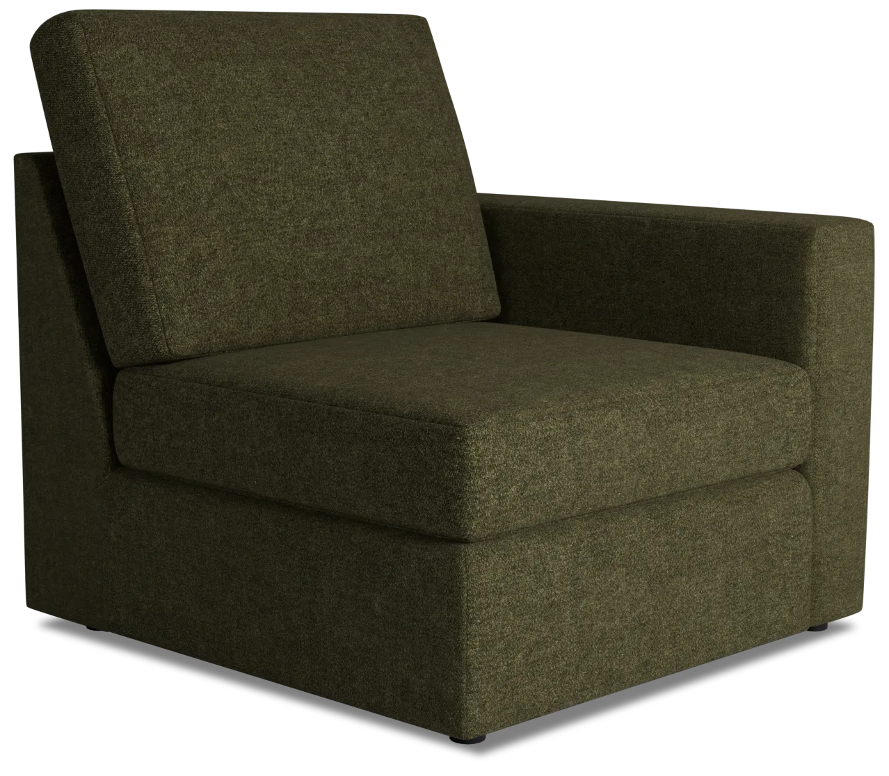 Citymod Green Fabric Right Chair
