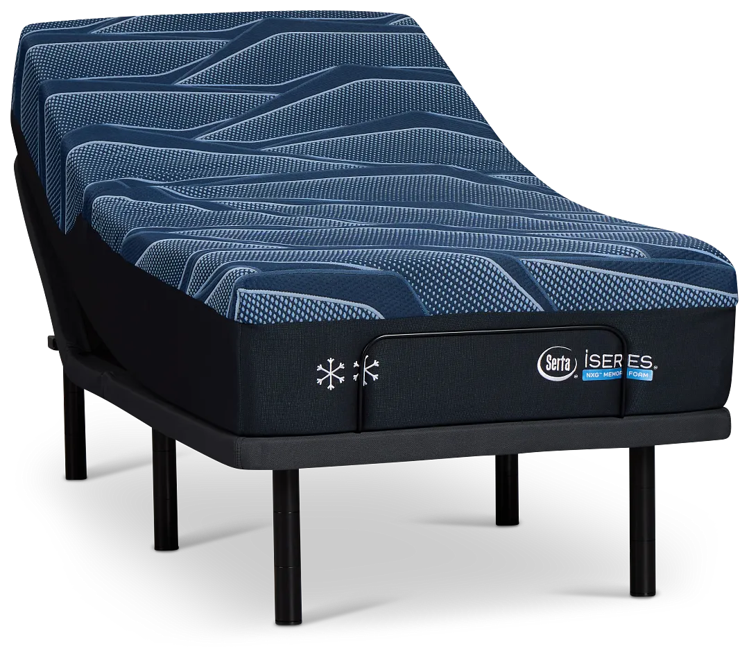 Iseries Nxg 1500 12" Firm Baselogic Gold Adjustable Base Mattress Set
