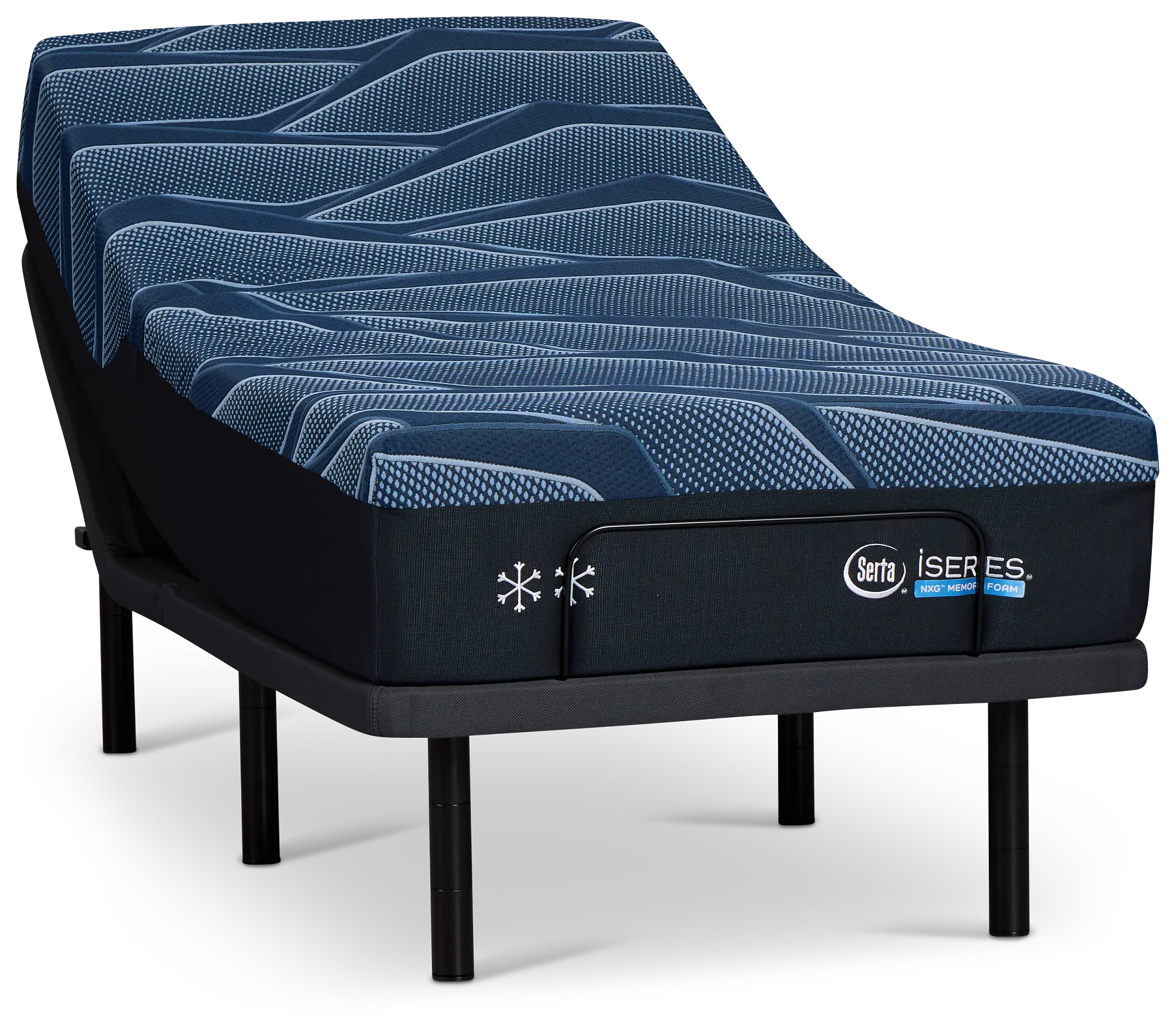 Iseries Nxg 1500 12" Firm Baselogic Gold Adjustable Base Mattress Set