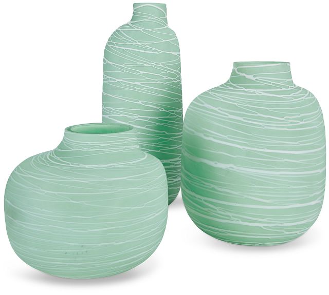 Hayley Green Large Vase