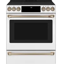 Cafe 700 Series White 30" Electric Range